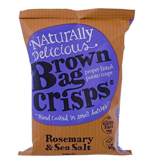 Kartoffelchips mit Rosmarin und Meersalz